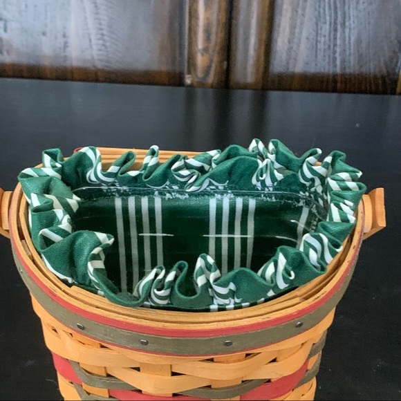 1998 Longaberger Hand Woven Swing Handle Wall Basket - Picture 7 of 16